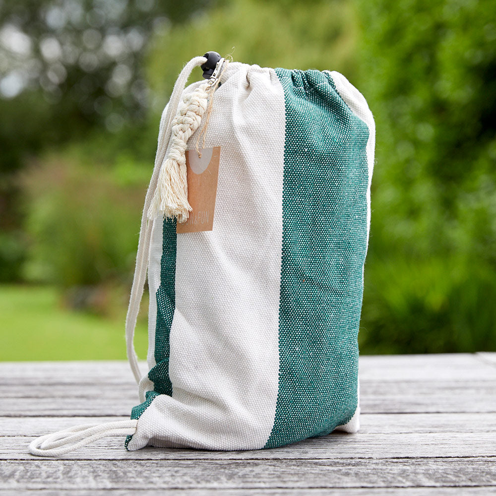 Striped Hammock in Green