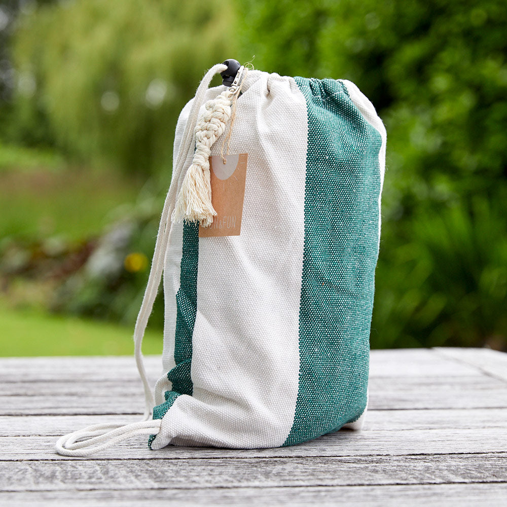 Striped Hammock in Green