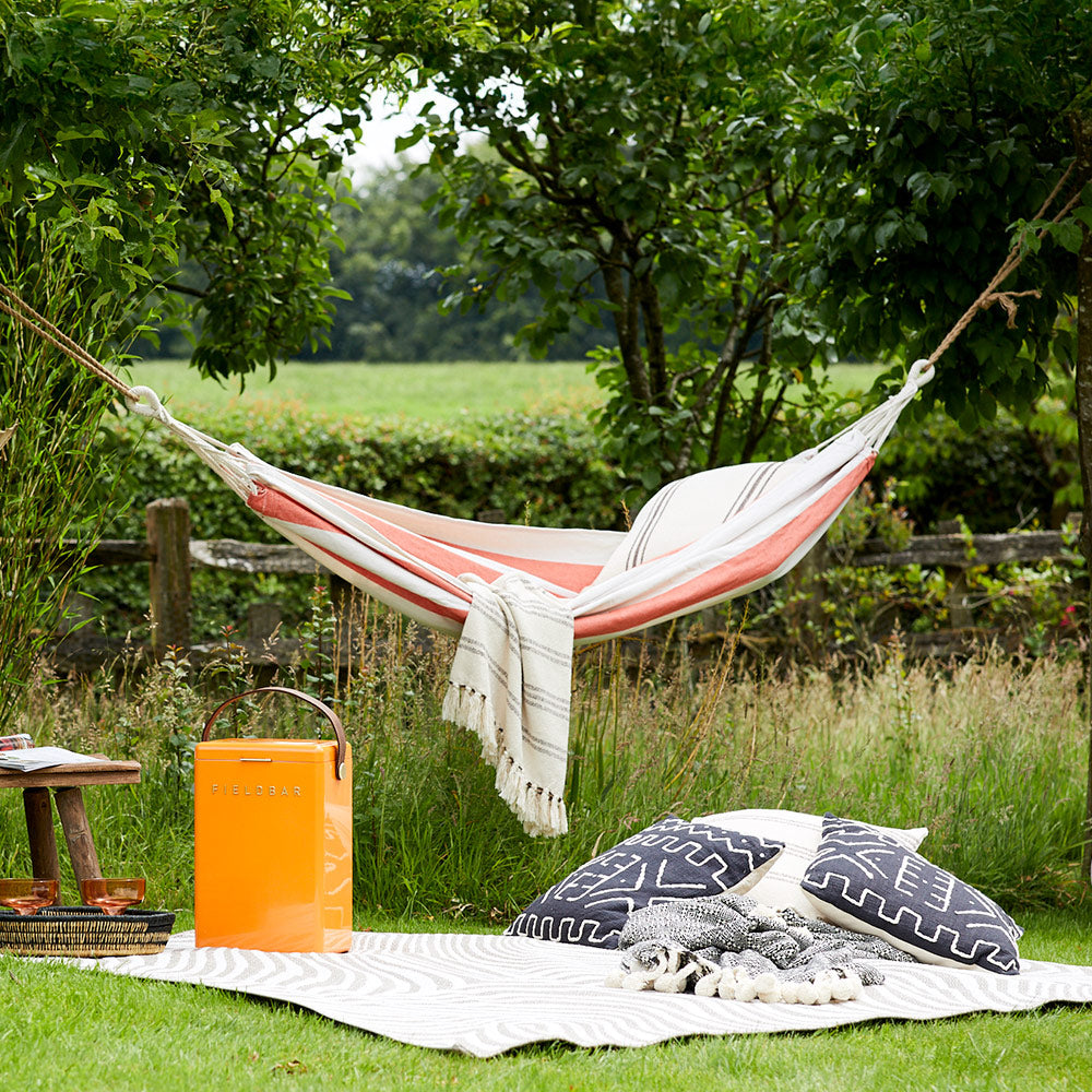 Striped Hammock in Orange