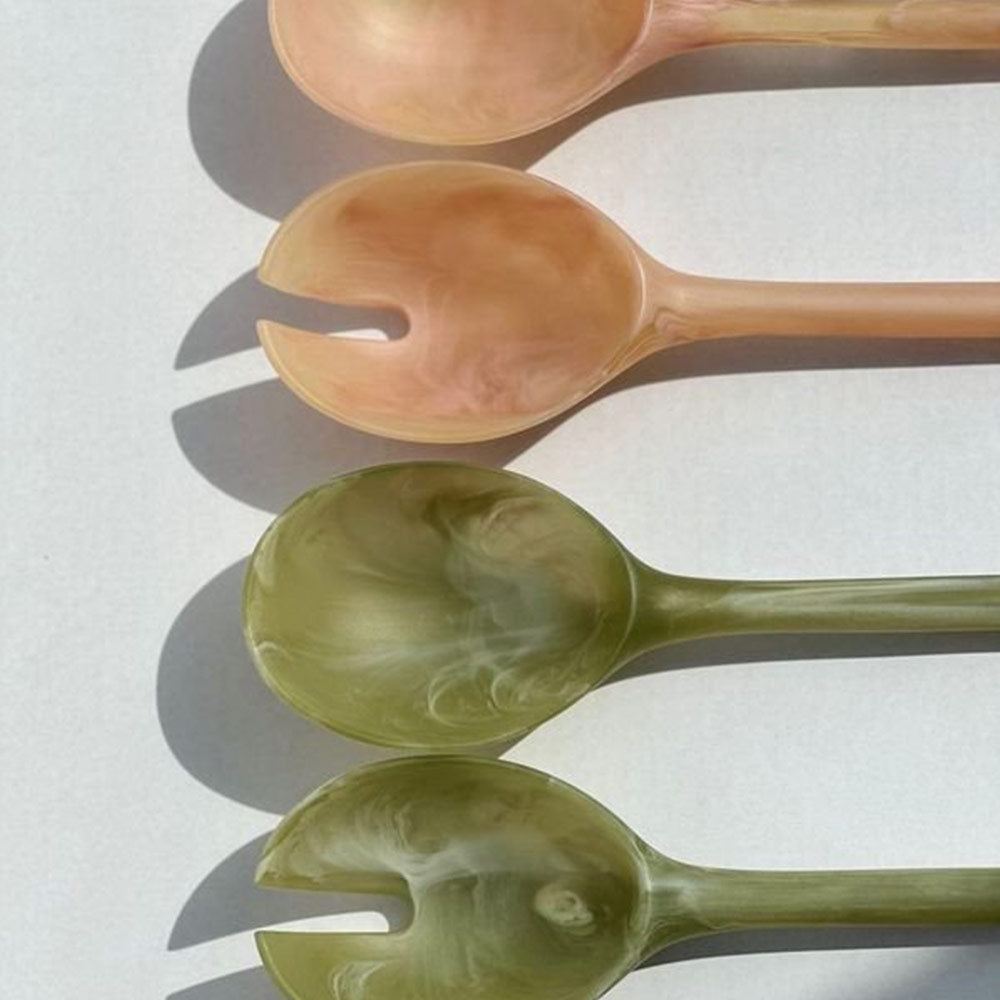 Salad Servers in Green