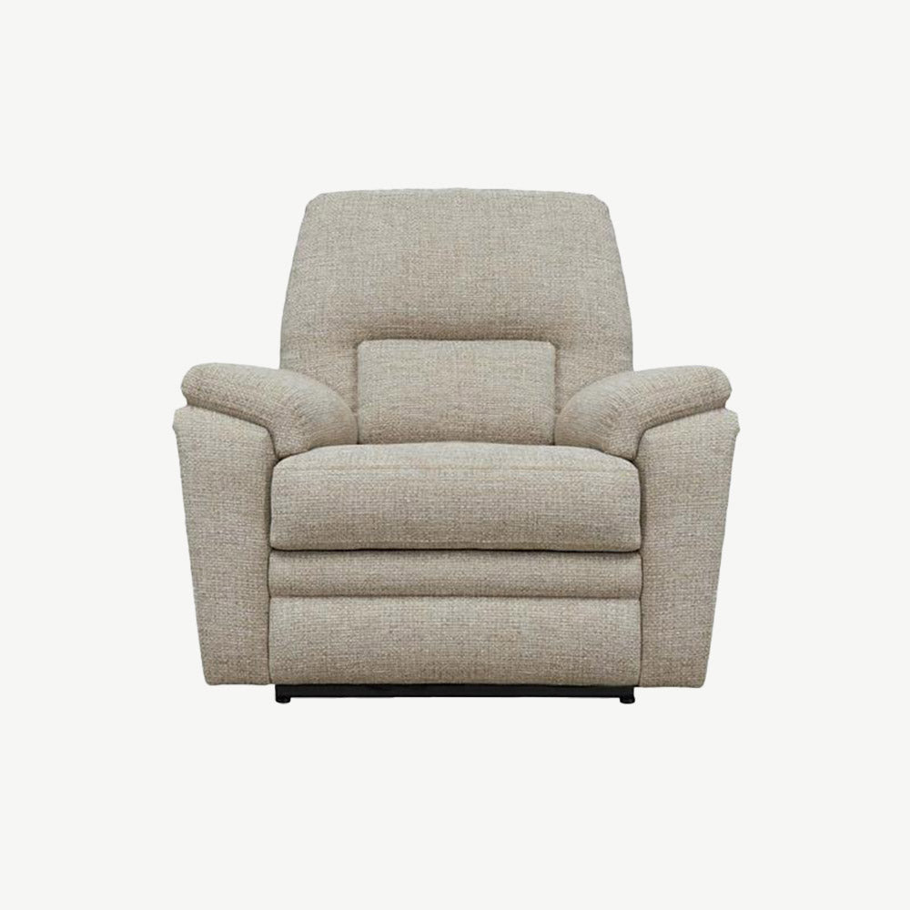 Parker Knoll Hampton Manual Recliner in Willow-Pebble