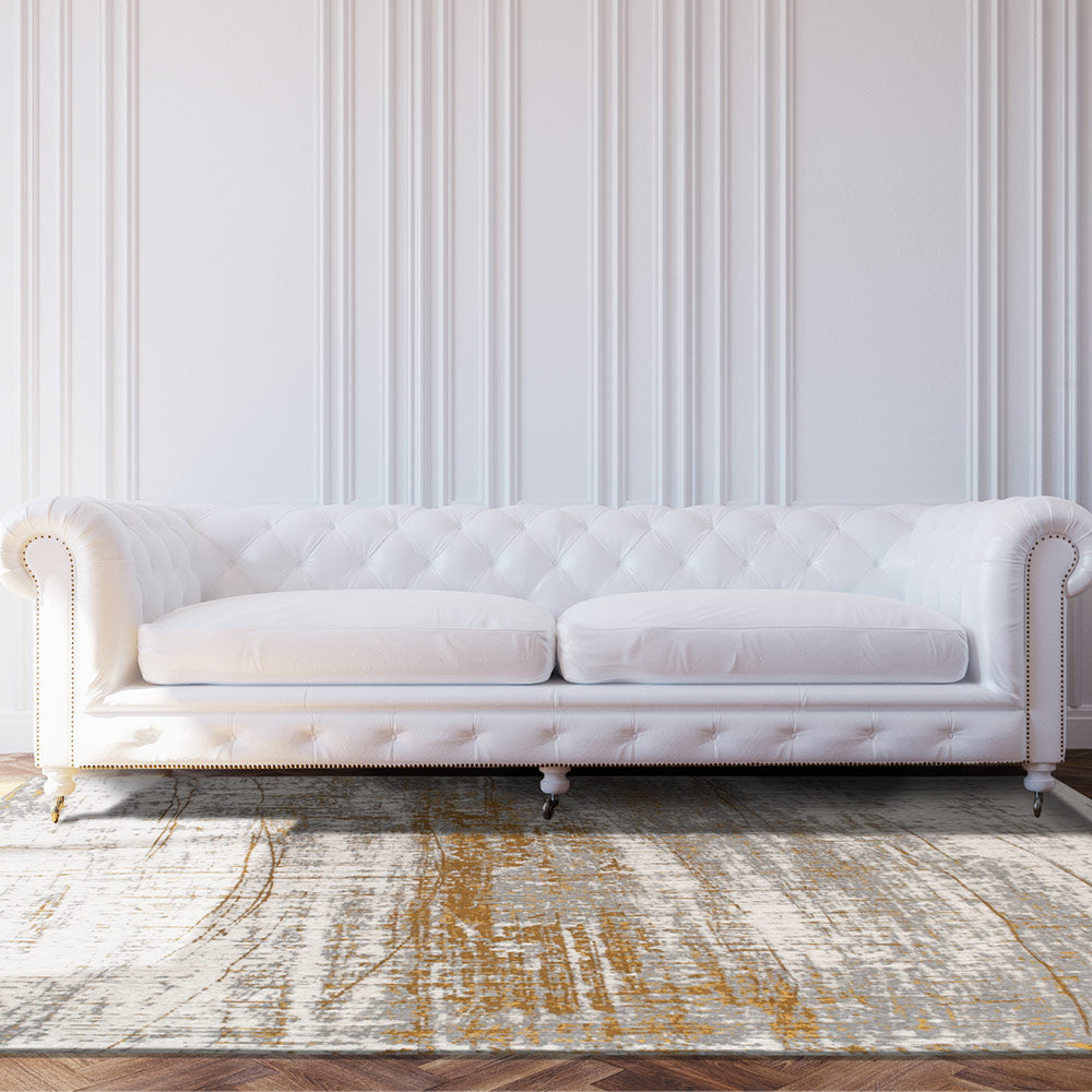 Madmen Griff Rug in Columbus Gold