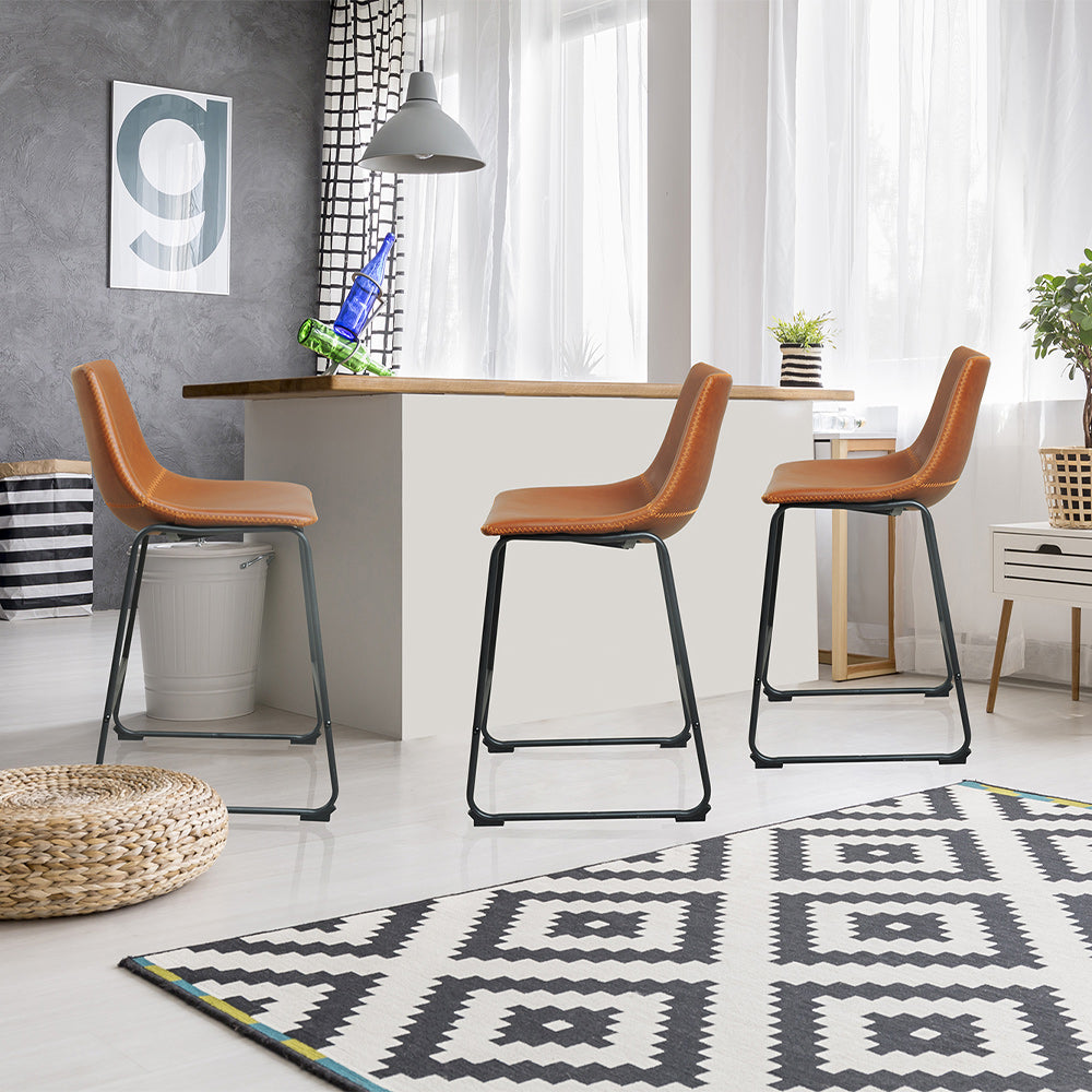 Dale Counter Stool in Light Brown