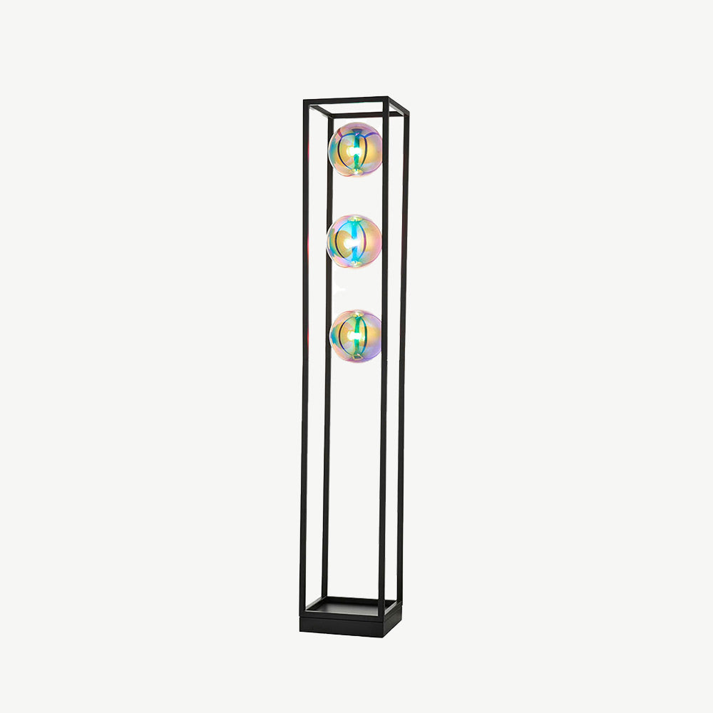 Square floor lamp with shelves discount