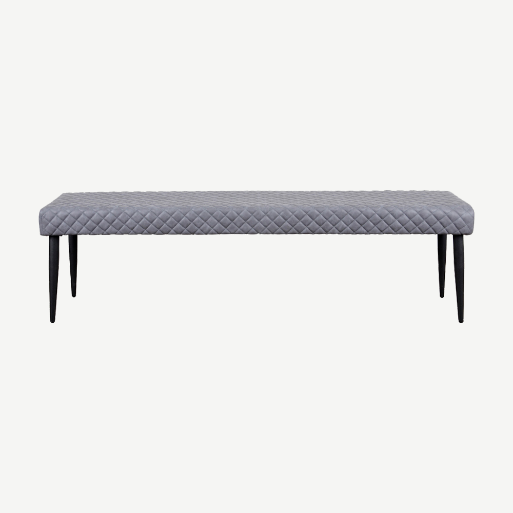 Grey PU Leather Ottowa Bench Arighi Bianchi