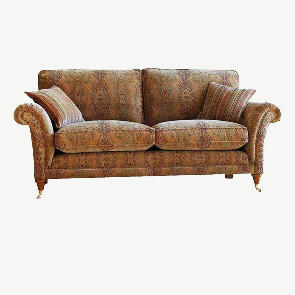 Parker Knoll Burghley 2 Seater Sofa in Baslow-Medallion-Gold