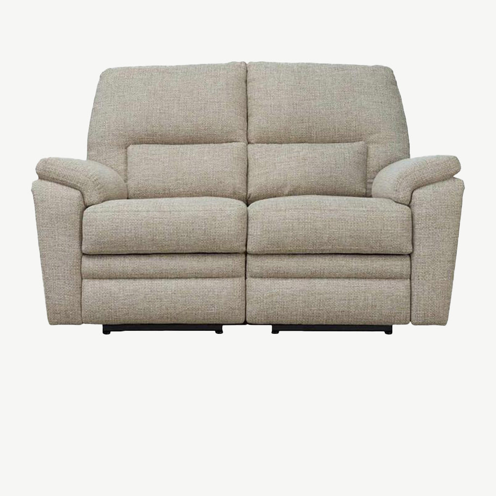 Parker Knoll Hampton 2 Seater Manual Recliner in Willow-Pebble