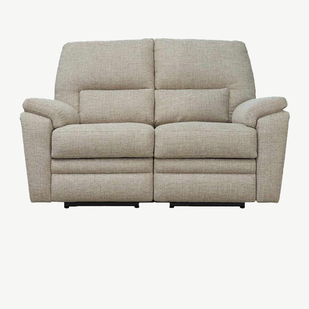 Parker Knoll Hampton 2 Seater Power Recliner in Willow-Pebble