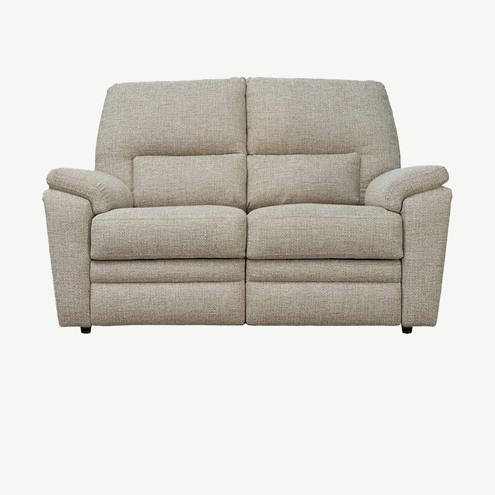 Parker Knoll Hampton 2 Seater Static Sofa in Willow-Pebble