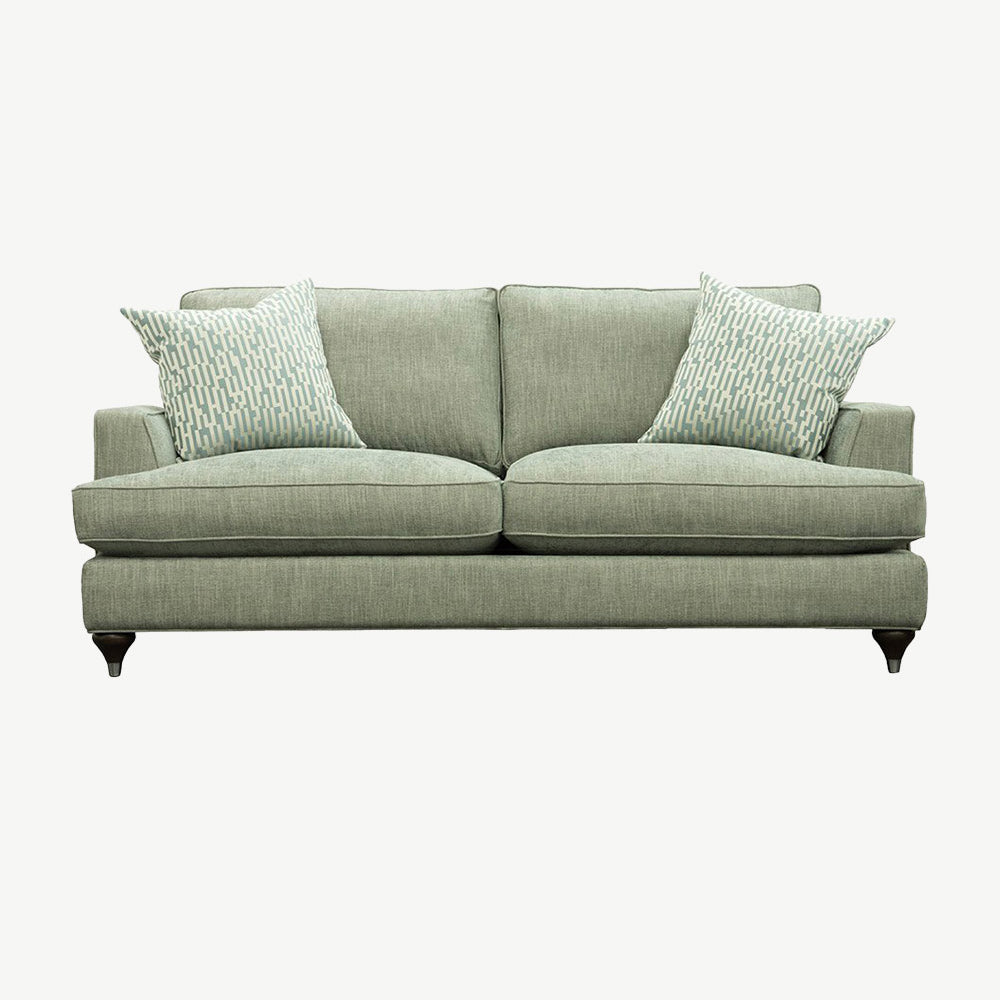 Parker Knoll Hoxton 2 Seater Sofa in light green fabric
