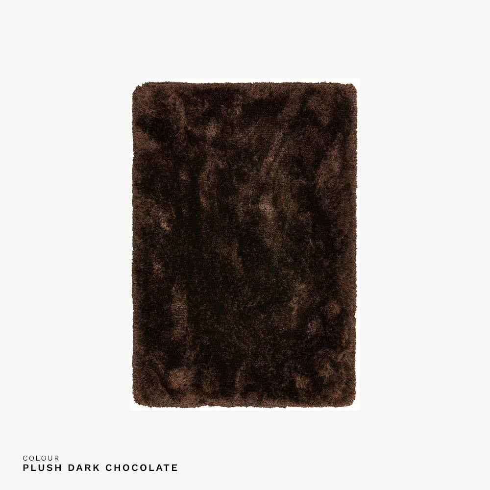 Plush Rug Dark in Plush Dark Chocolate