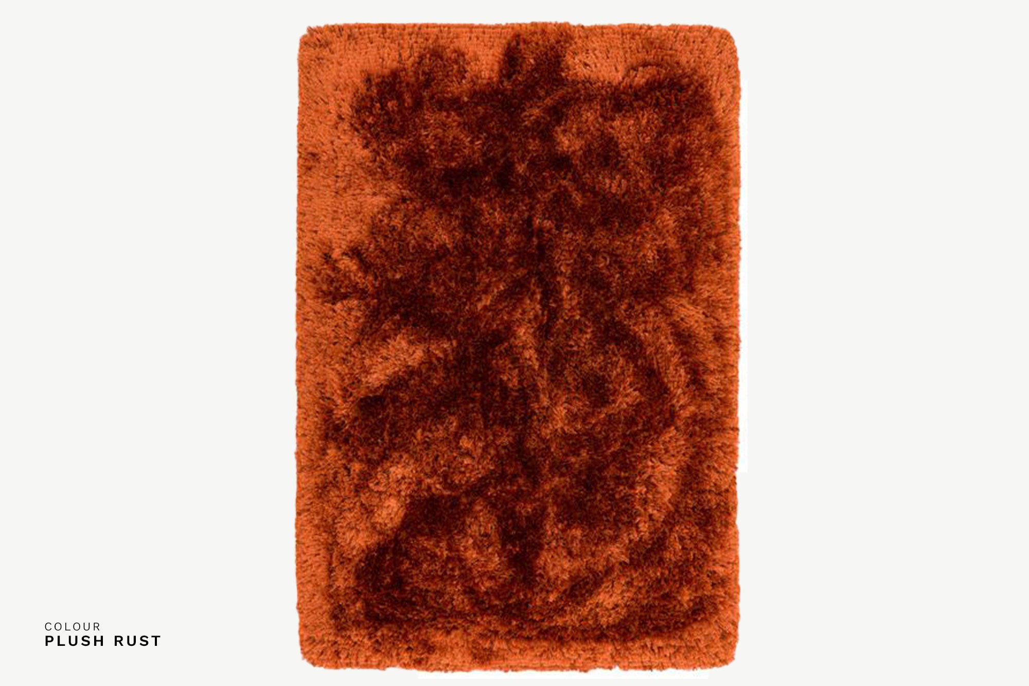 Plush Rug Bold in Plush Rust