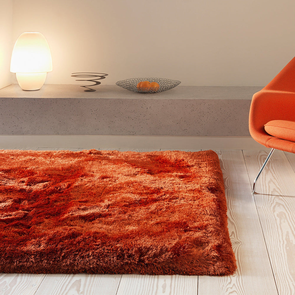 Plush Rug Bold in Plush Rust