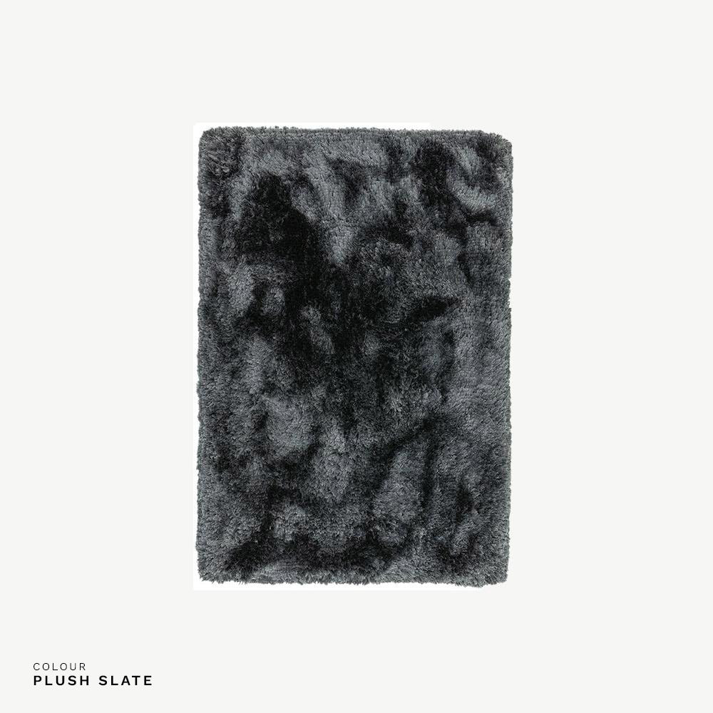 Plush Rug Dark in Plush Slate