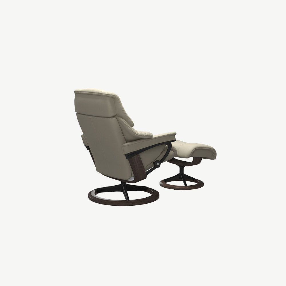 Stressless® Reno Classic Chair and Stool Medium