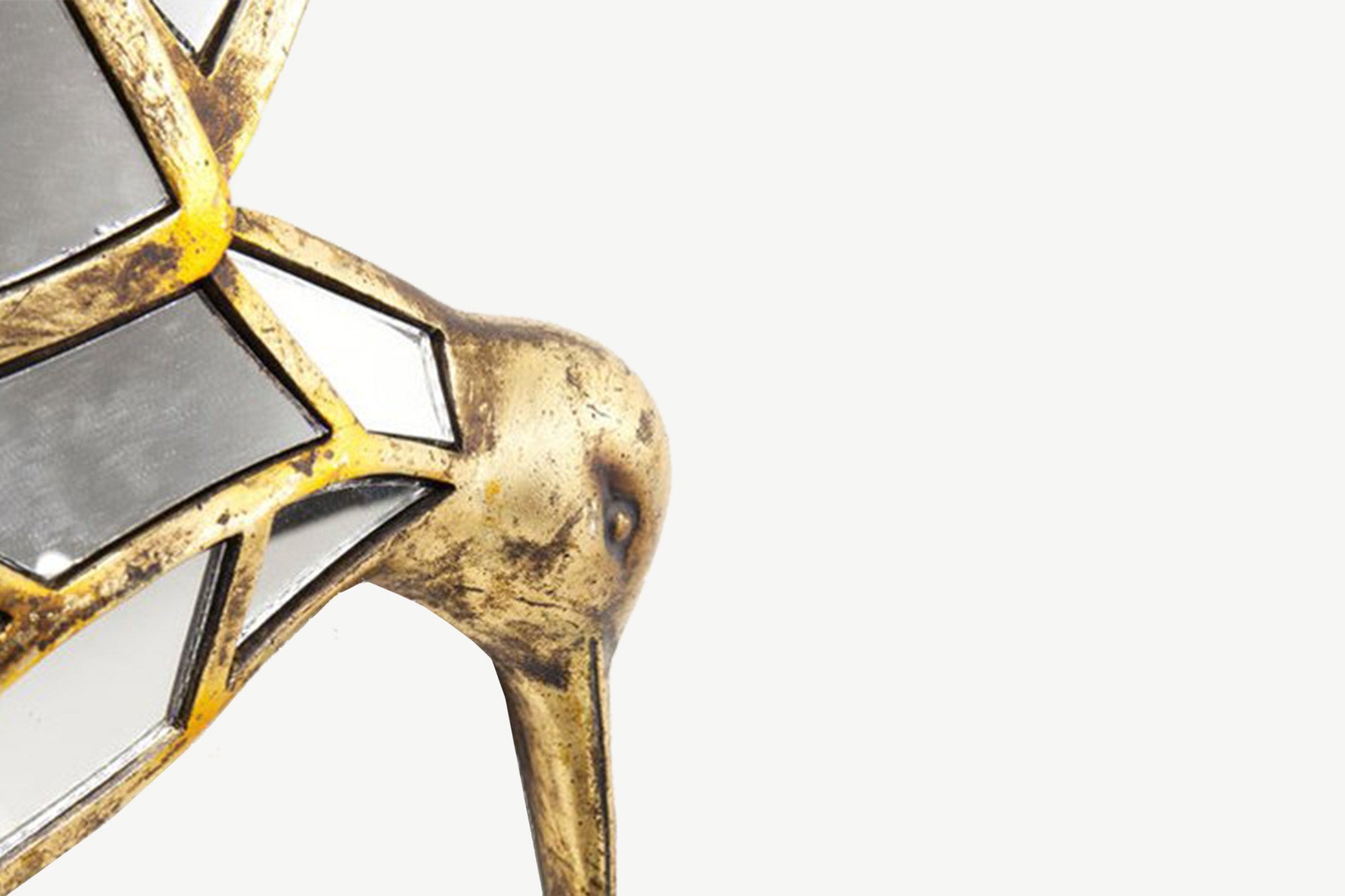Gold Hummingbird Mirror