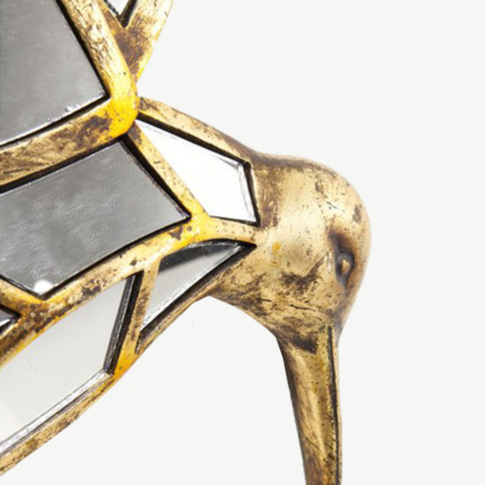 Gold Hummingbird Mirror
