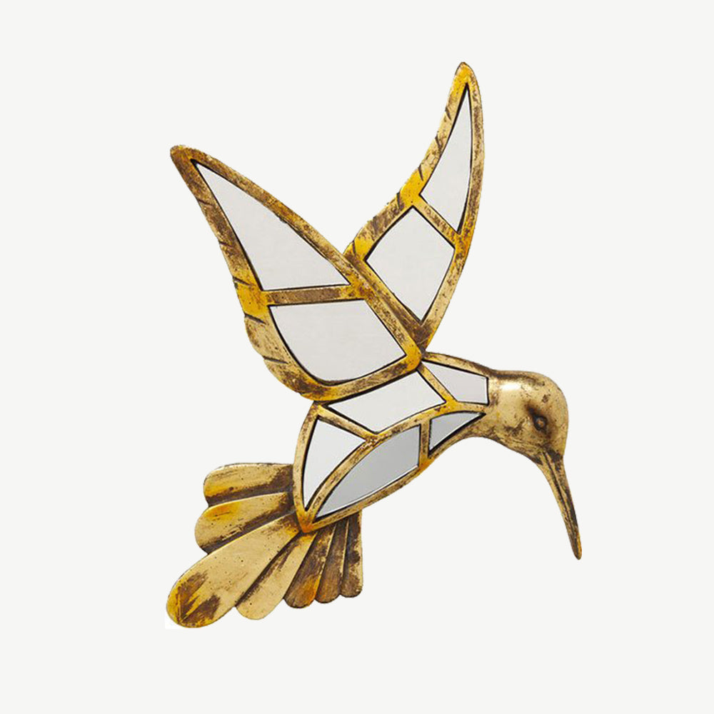 Gold Hummingbird Mirror