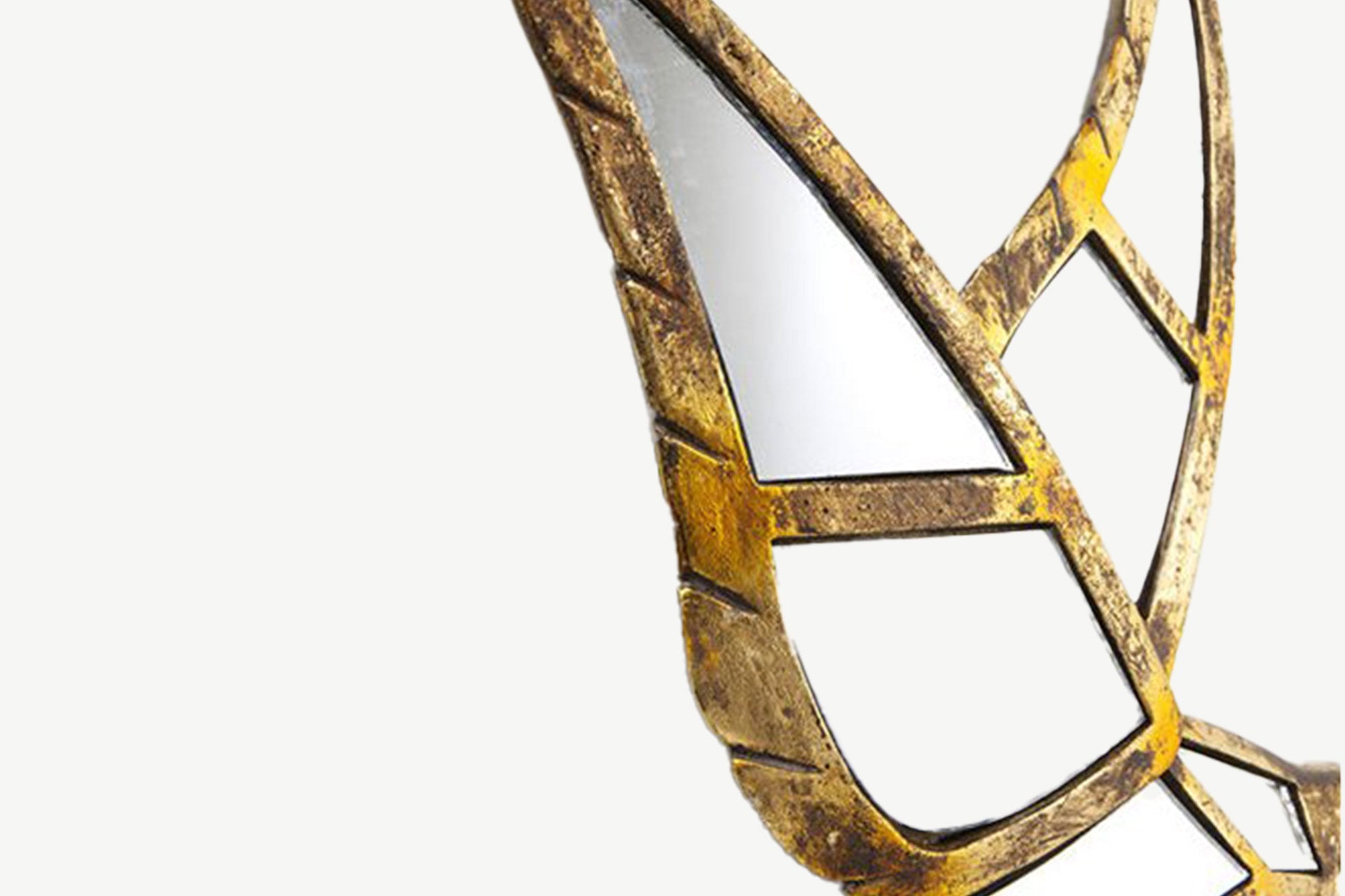 Gold Hummingbird Mirror