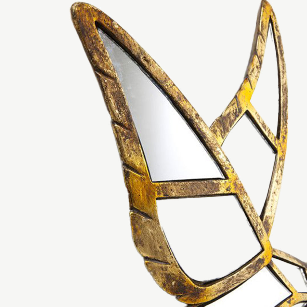 Gold Hummingbird Mirror