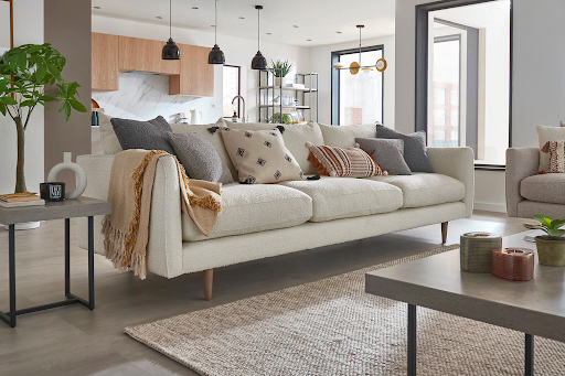 Cream Sofa in Lounge Summer Trend