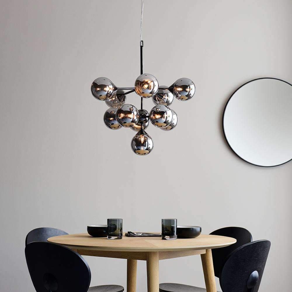 Magnus 11lt Black Pendant Light