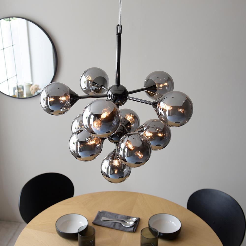 Magnus 11lt Black Pendant Light