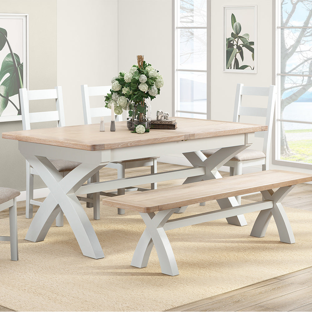 Rutland Painted 180cm Extending Dining Table