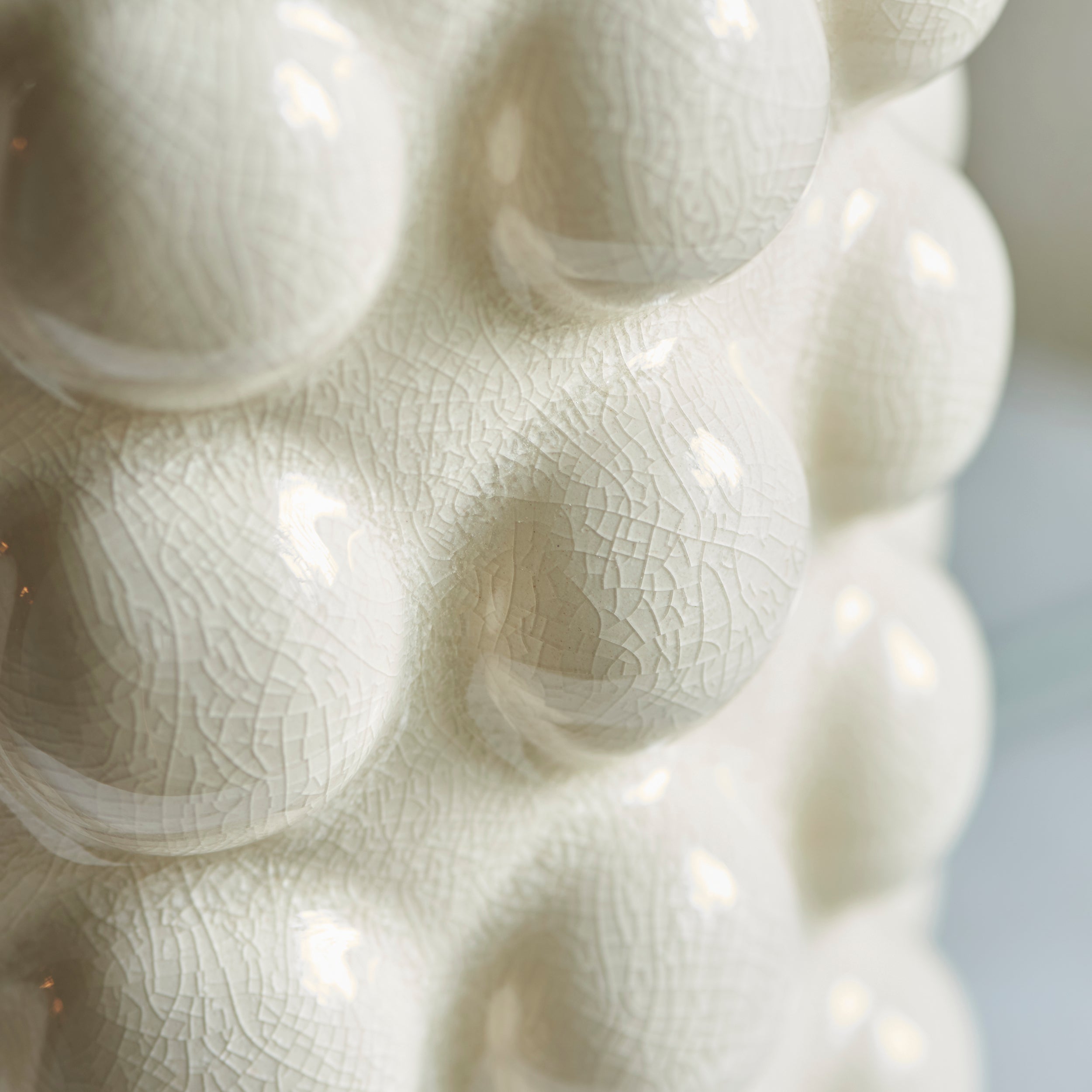 Kari Ikat Table Lamp in Pearl Grey