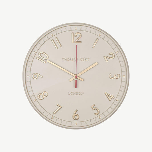 14" Tresco Wall Clock Linen