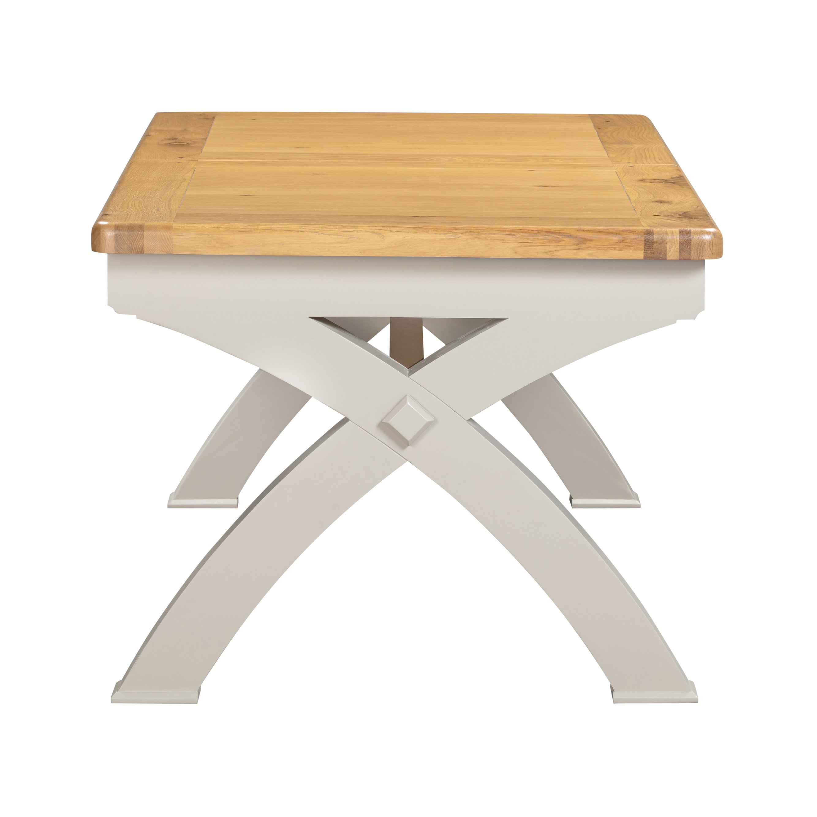 Medway Extending Small Cross Leg Table in Painted