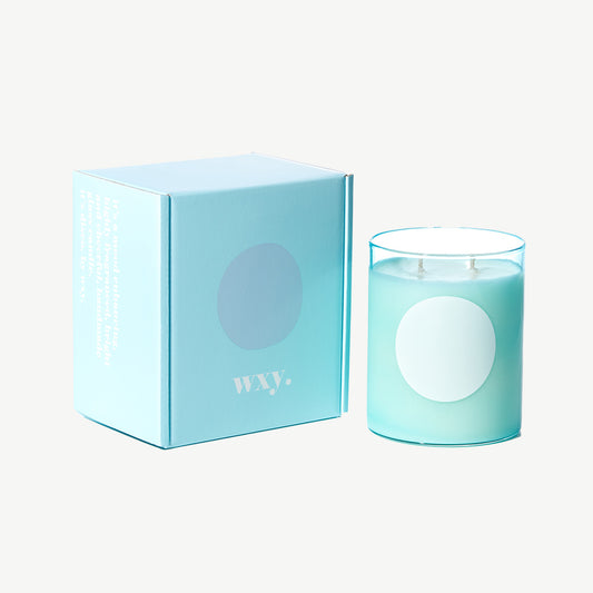 wxy  White Floral Candle