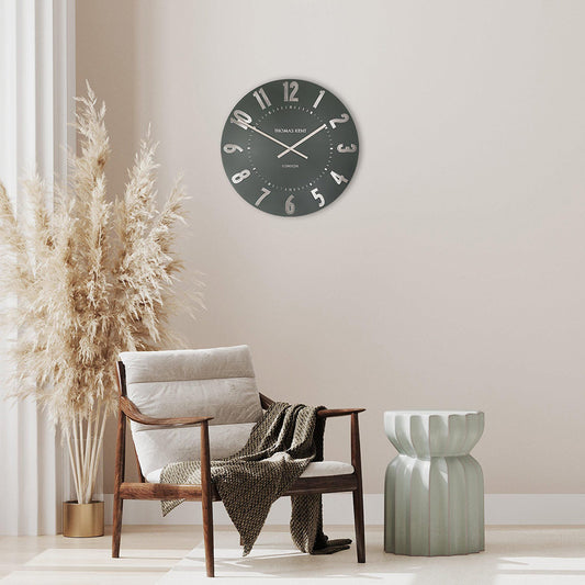 20'' Mulberry Wall Clock Olive Green