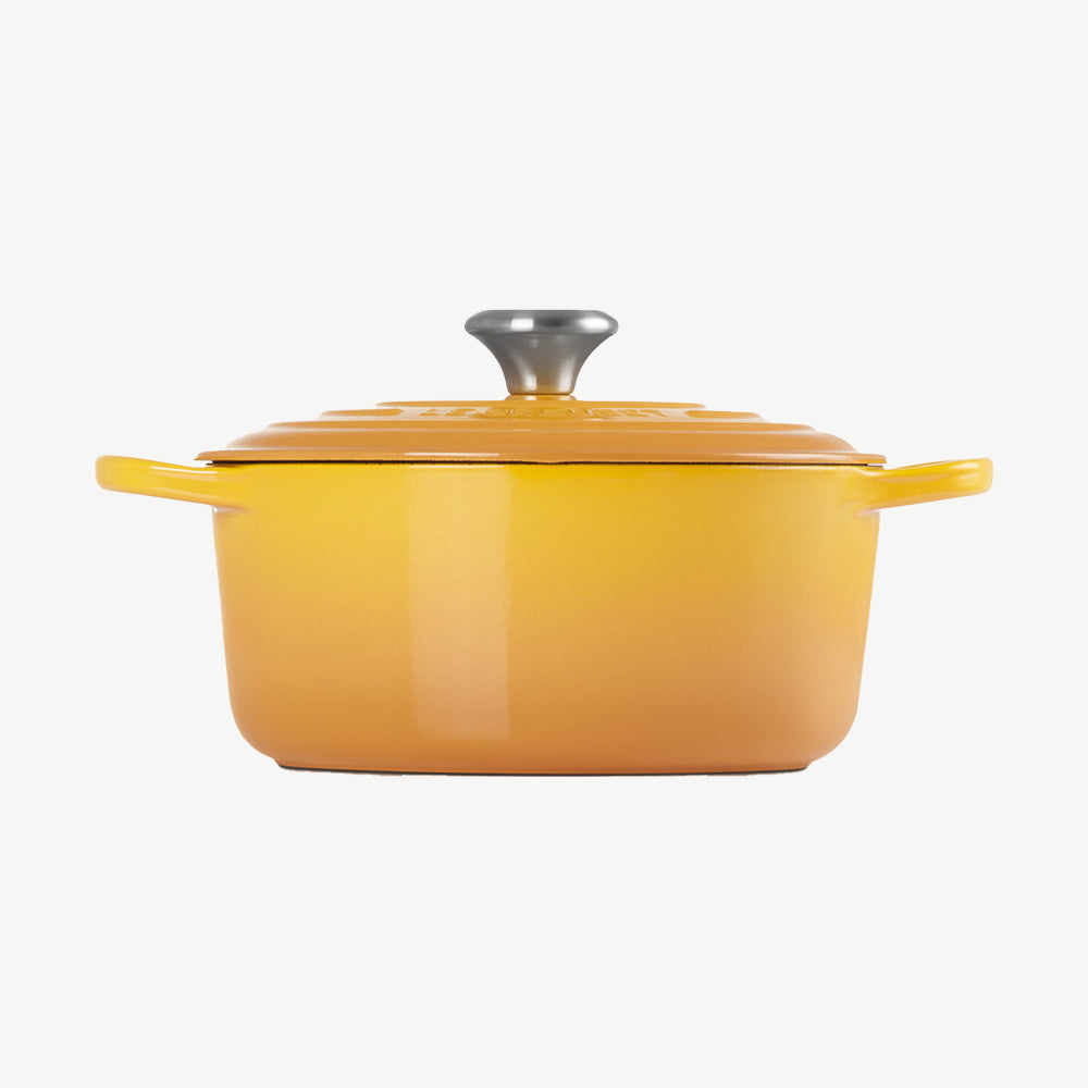 Le Creuset Cast Iron Round Casserole Dish in Nectar
