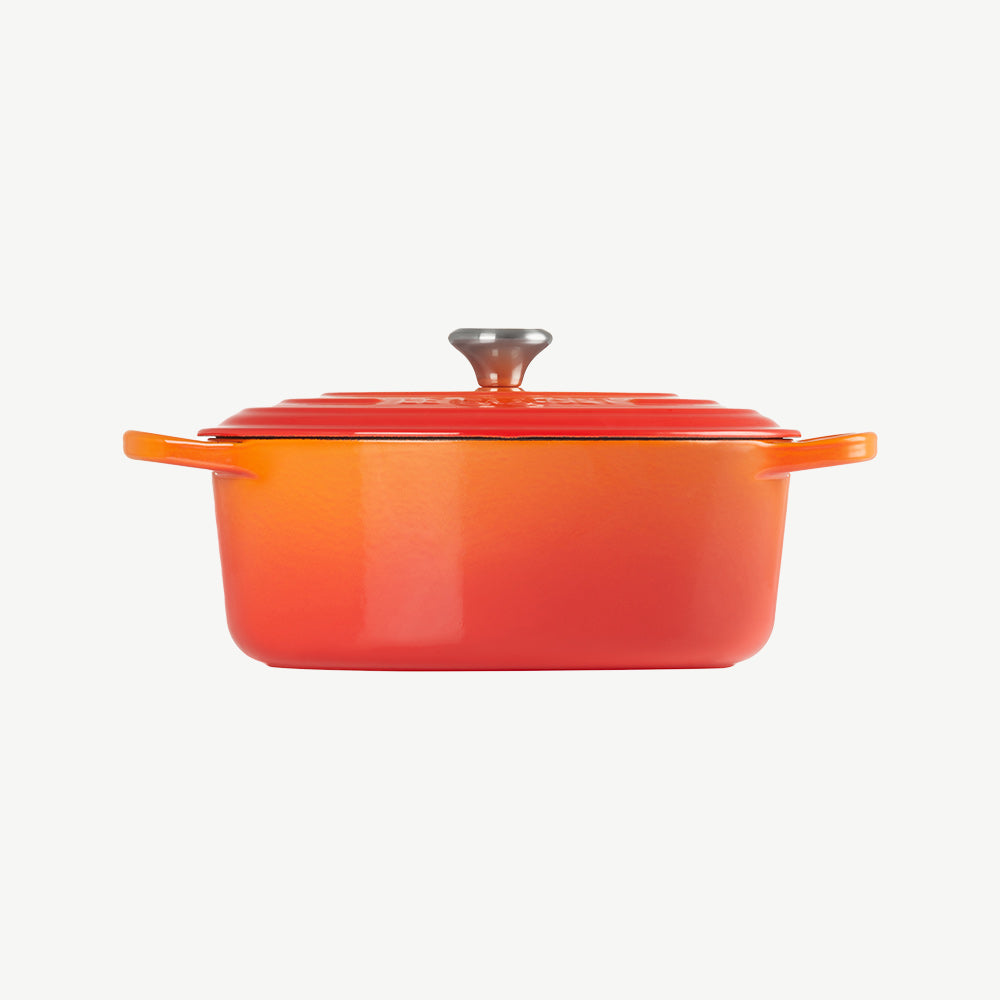 Le Creuset Cast Iron Oval Casserole dish in Volcanic