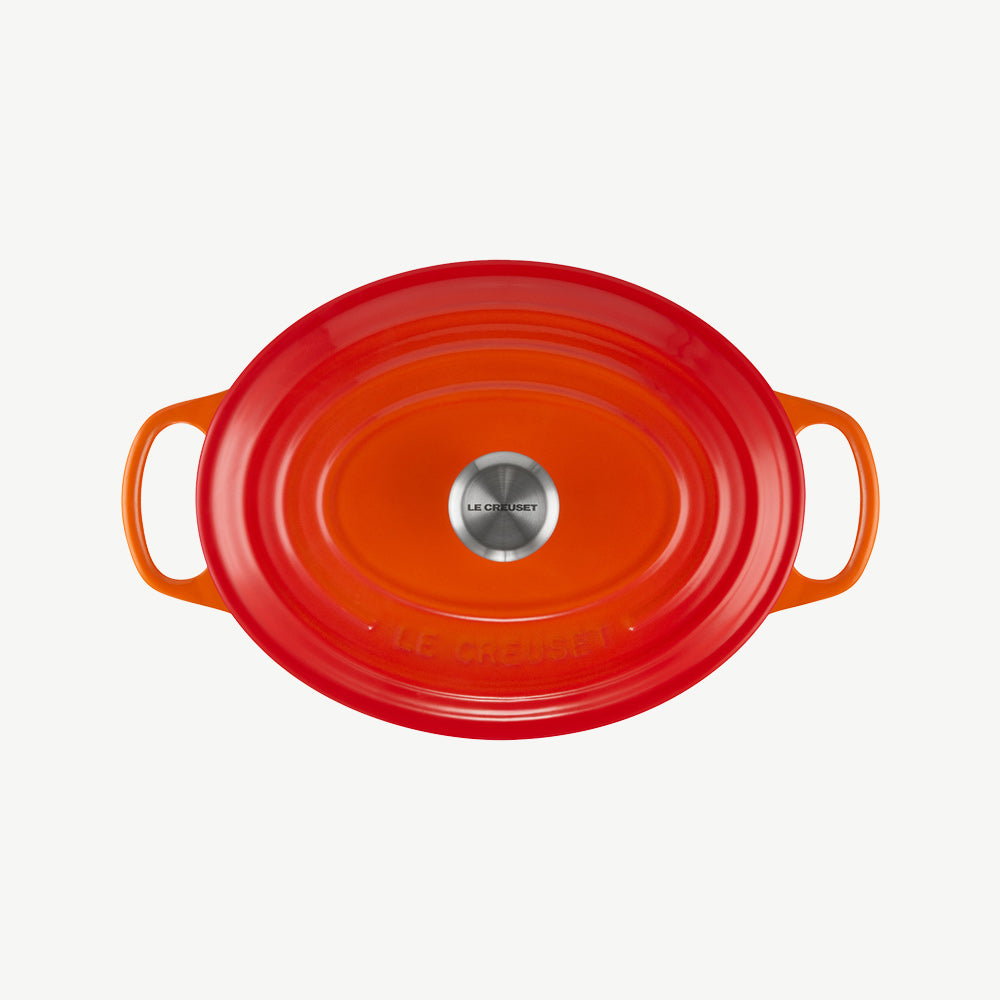Le Creuset Cast Iron Oval Casserole dish in Volcanic