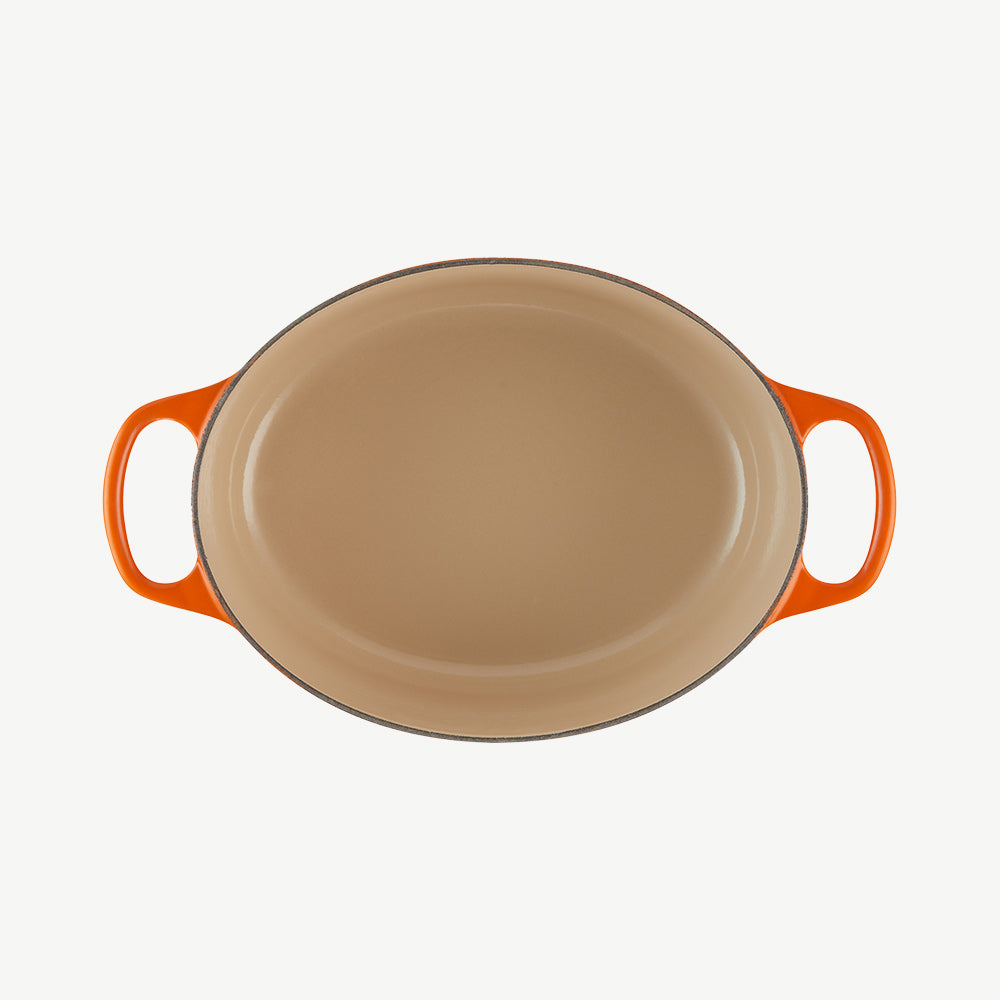 Le Creuset Cast Iron Oval Casserole dish in Volcanic
