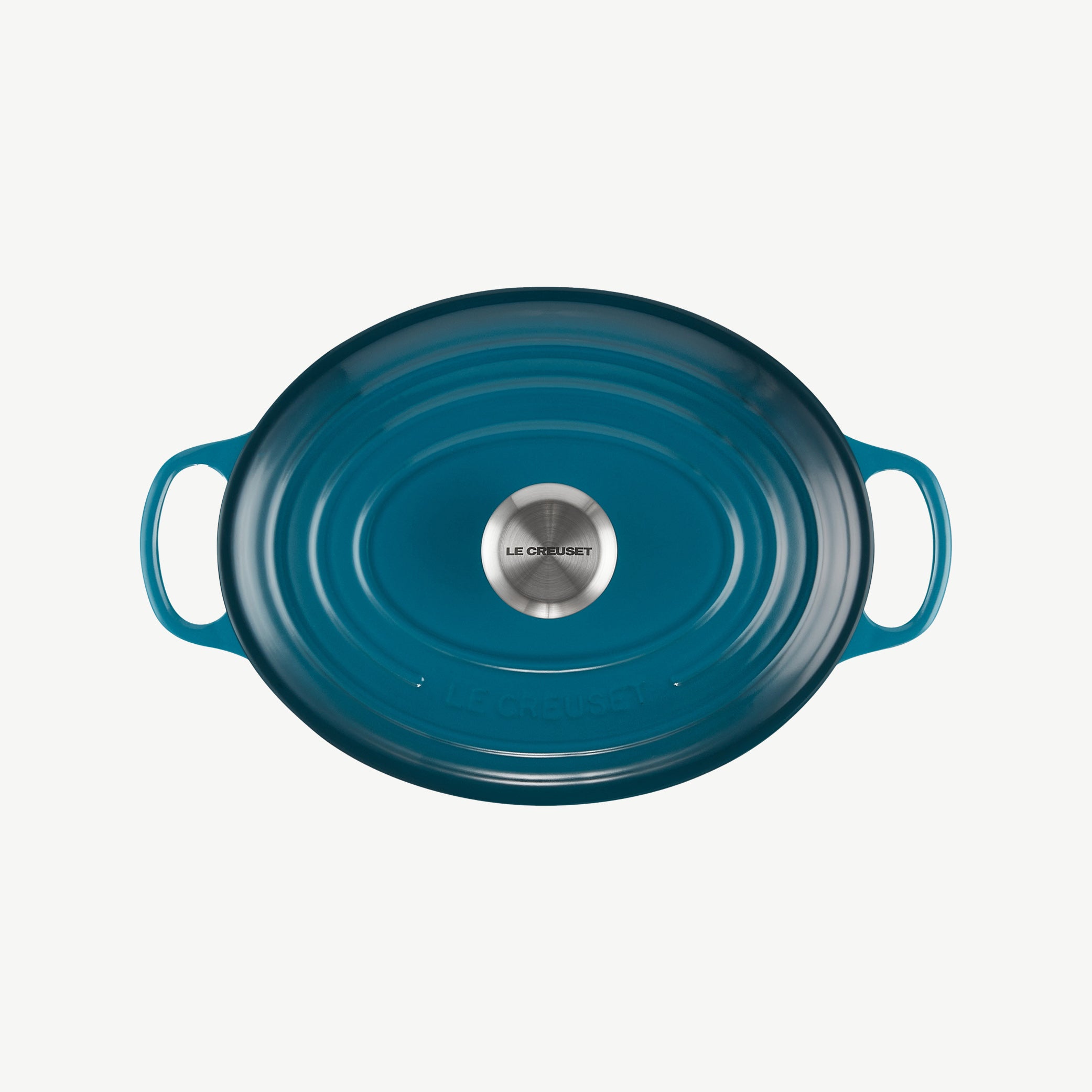 Le Creuset Cast Iron Oval Casserole dish in Deep Teal