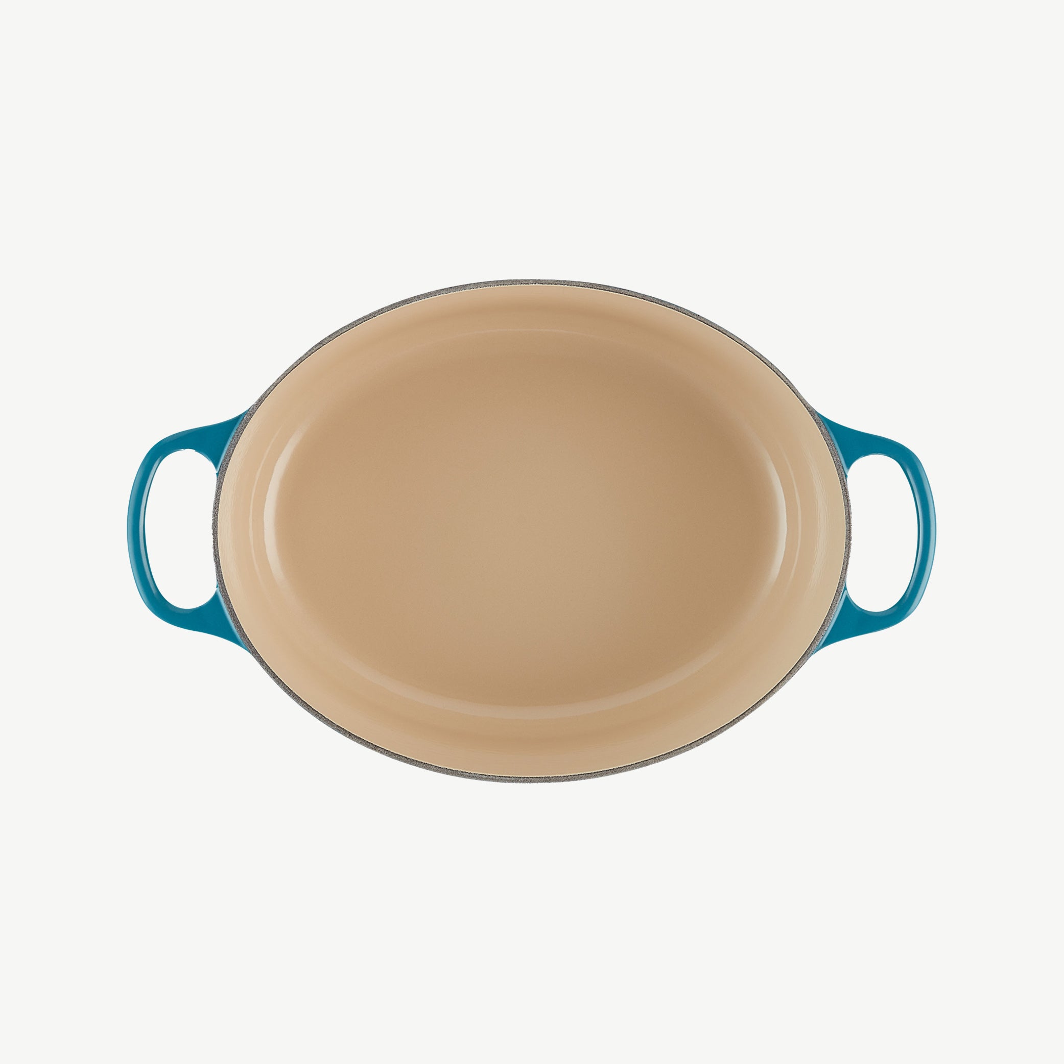Le Creuset Cast Iron Oval Casserole dish in Deep Teal