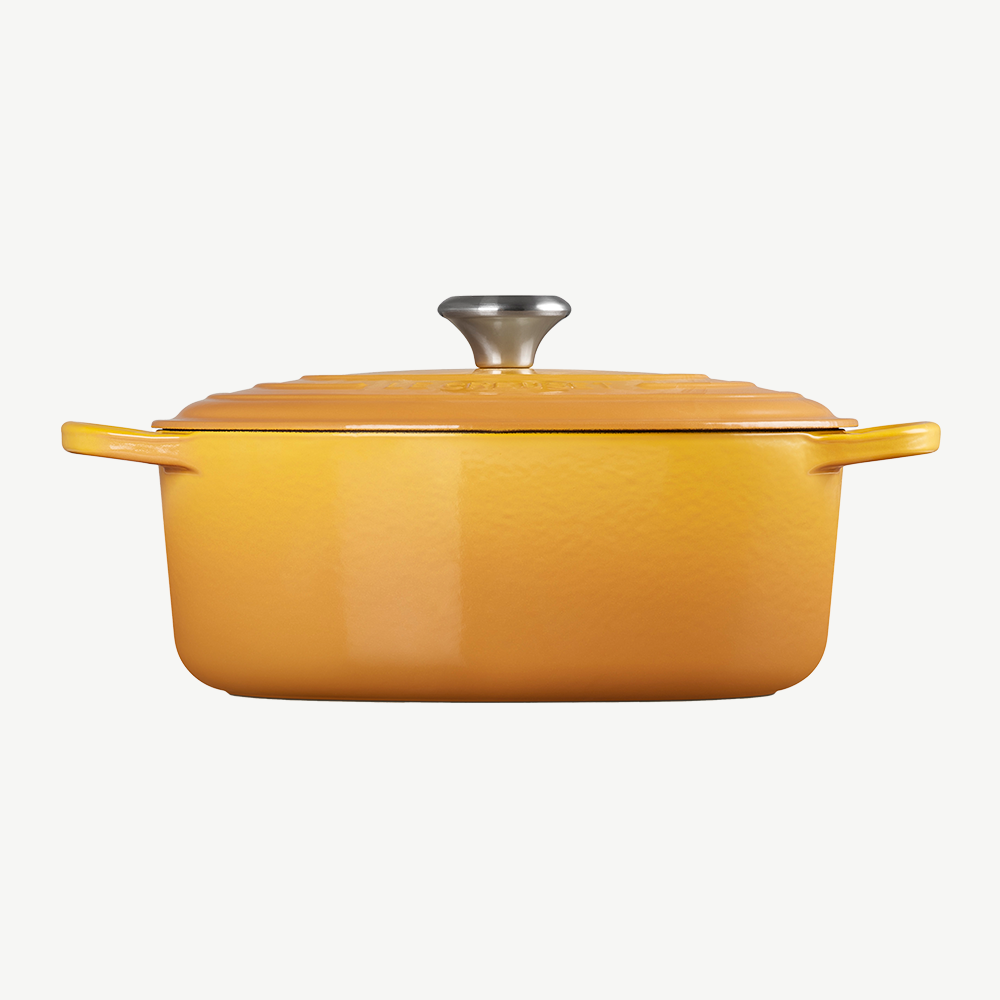 Le Creuset Cast Iron Oval Casserole dish in Nectar