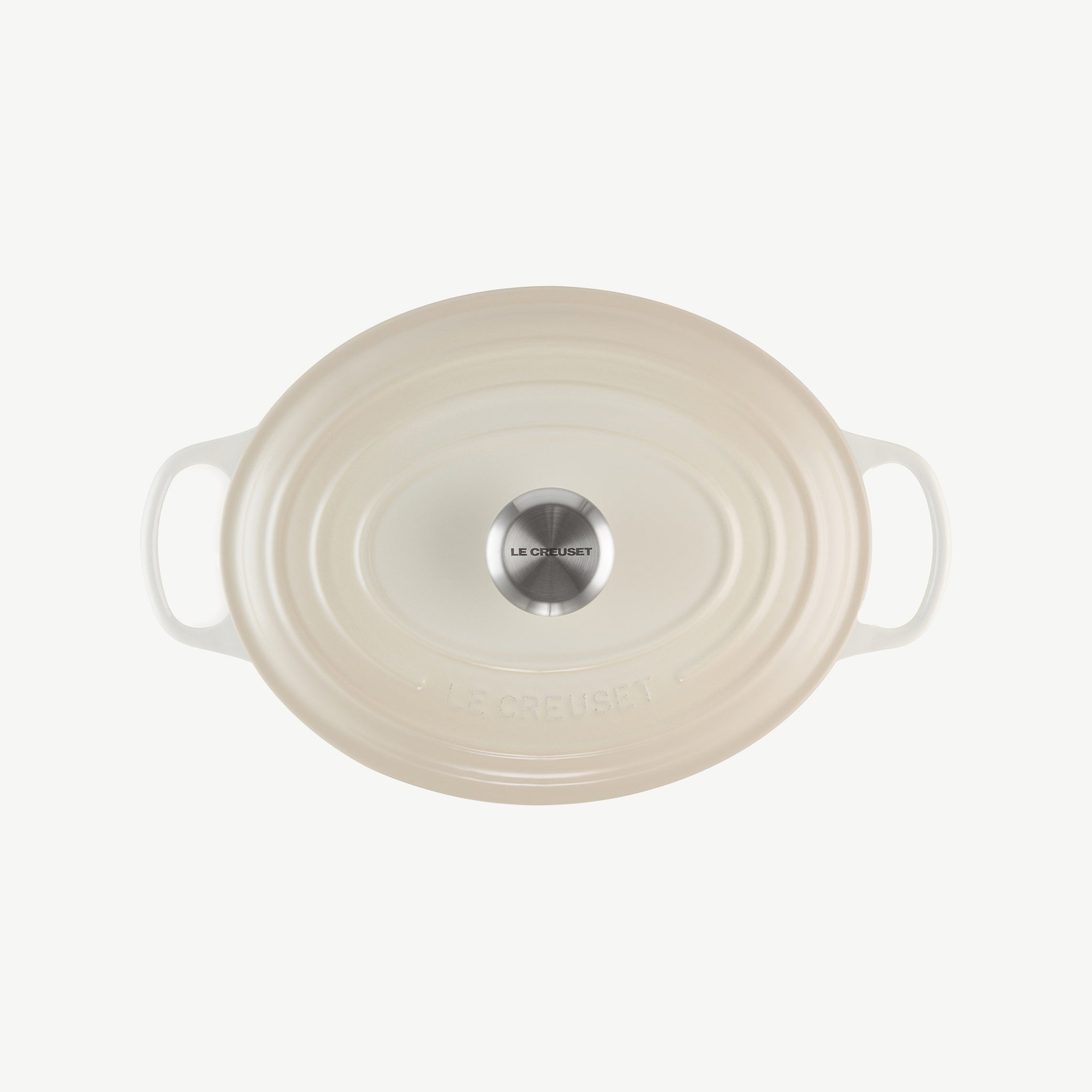 Le Creuset Cast Iron Oval Casserole dish in Meringue
