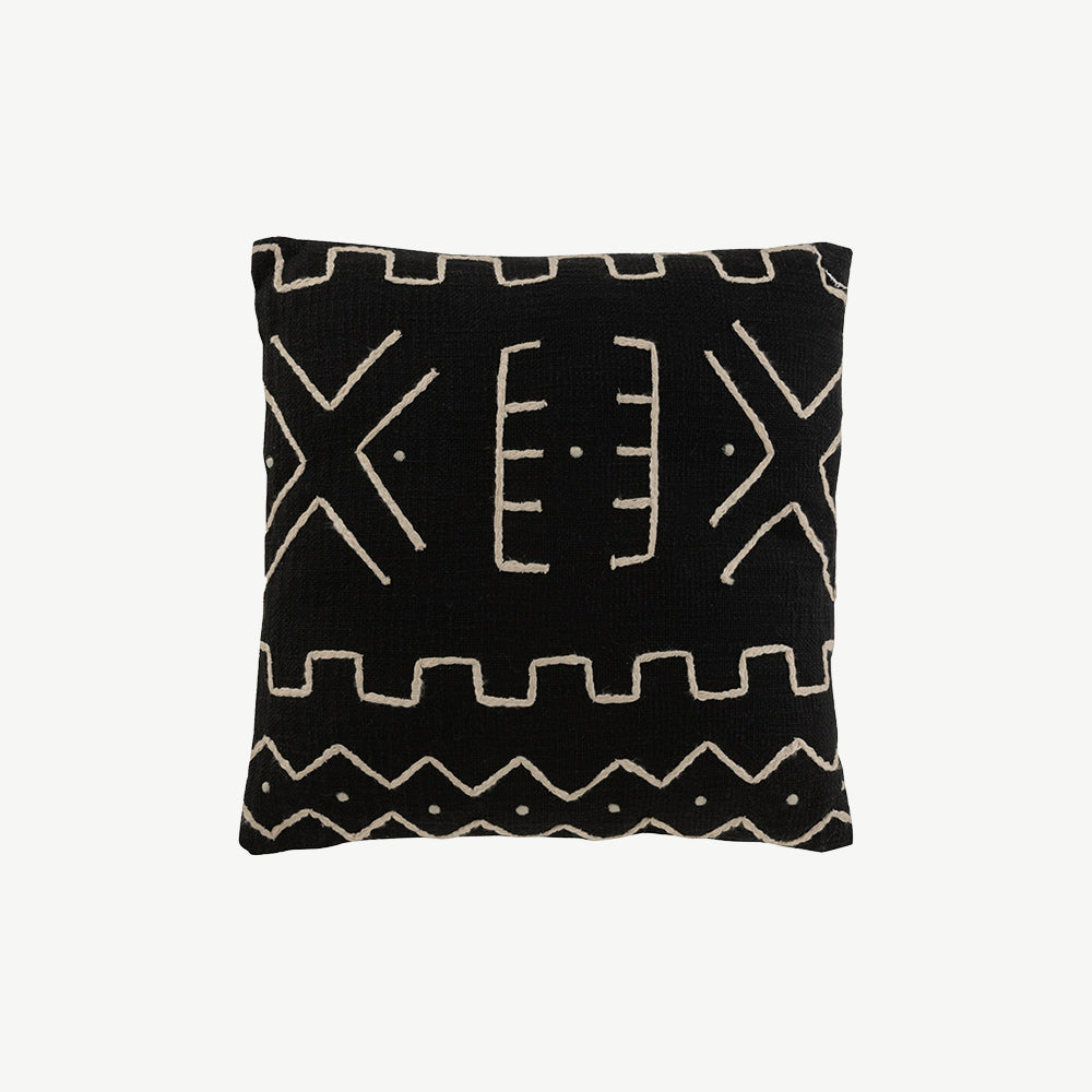 Black Cotton Cushion