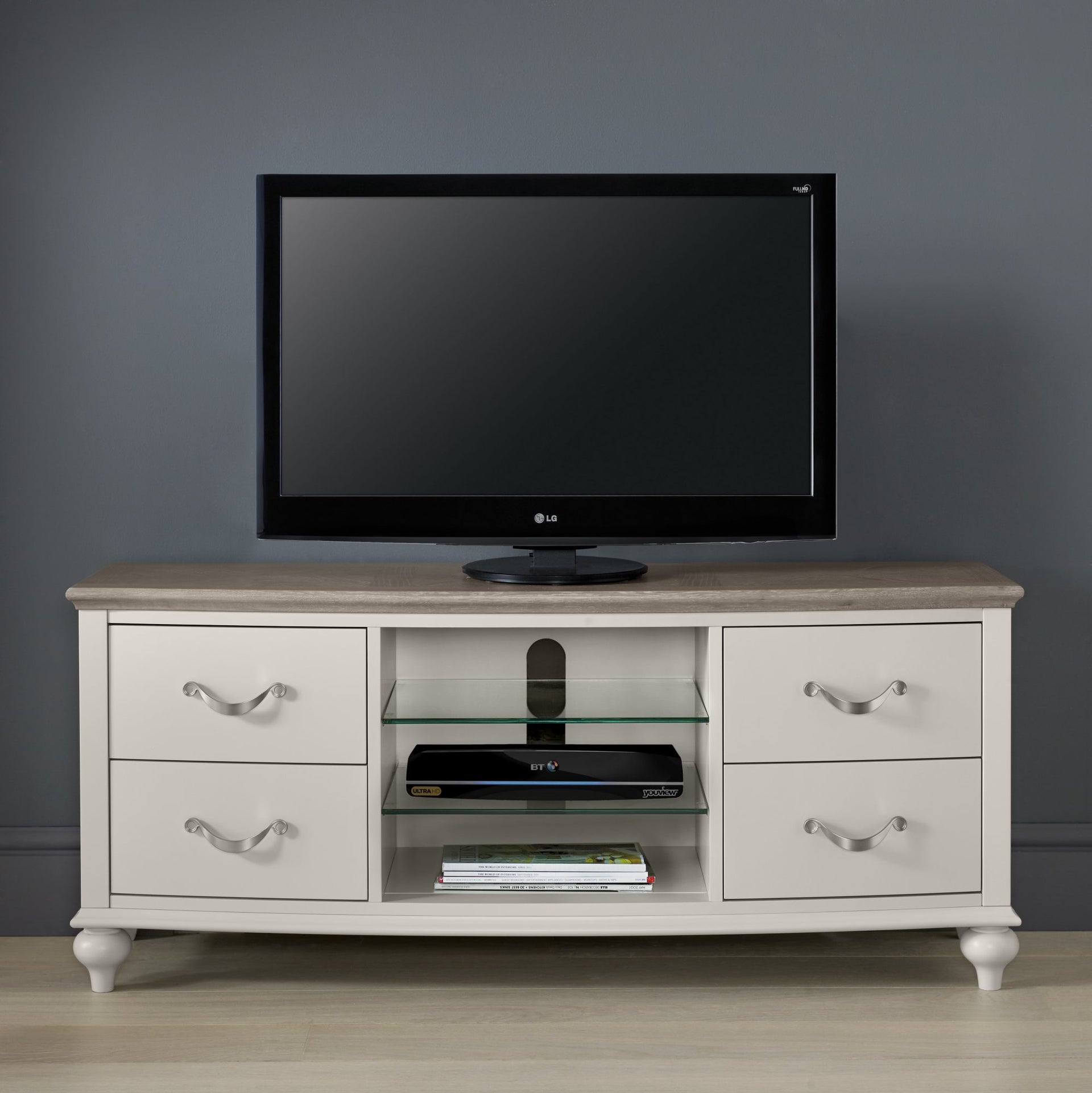 Dieppe Washed Oak & Entertainment Unit
