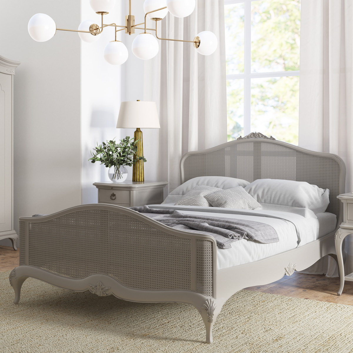 Etienne Rattan Bedstead