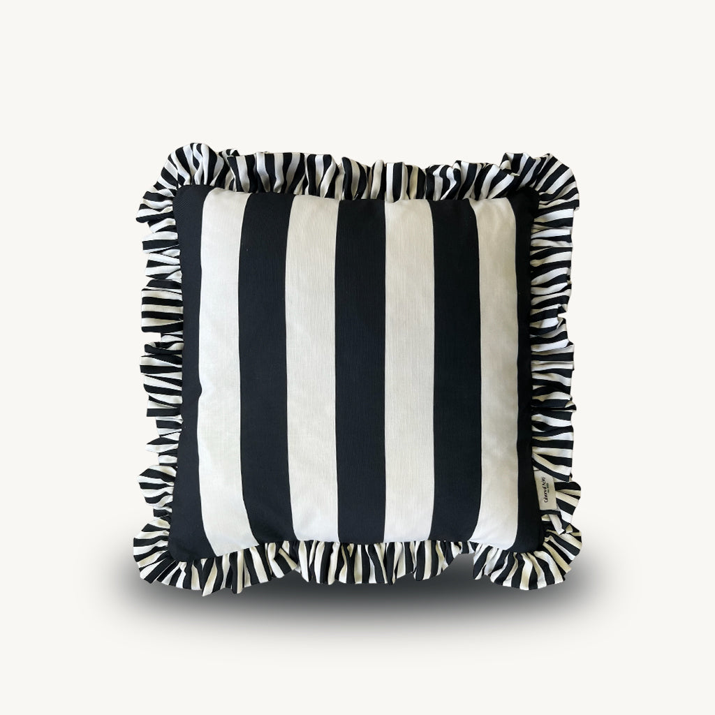 Colours Of Arley Cocktail Cushion - Meteorite & Plain