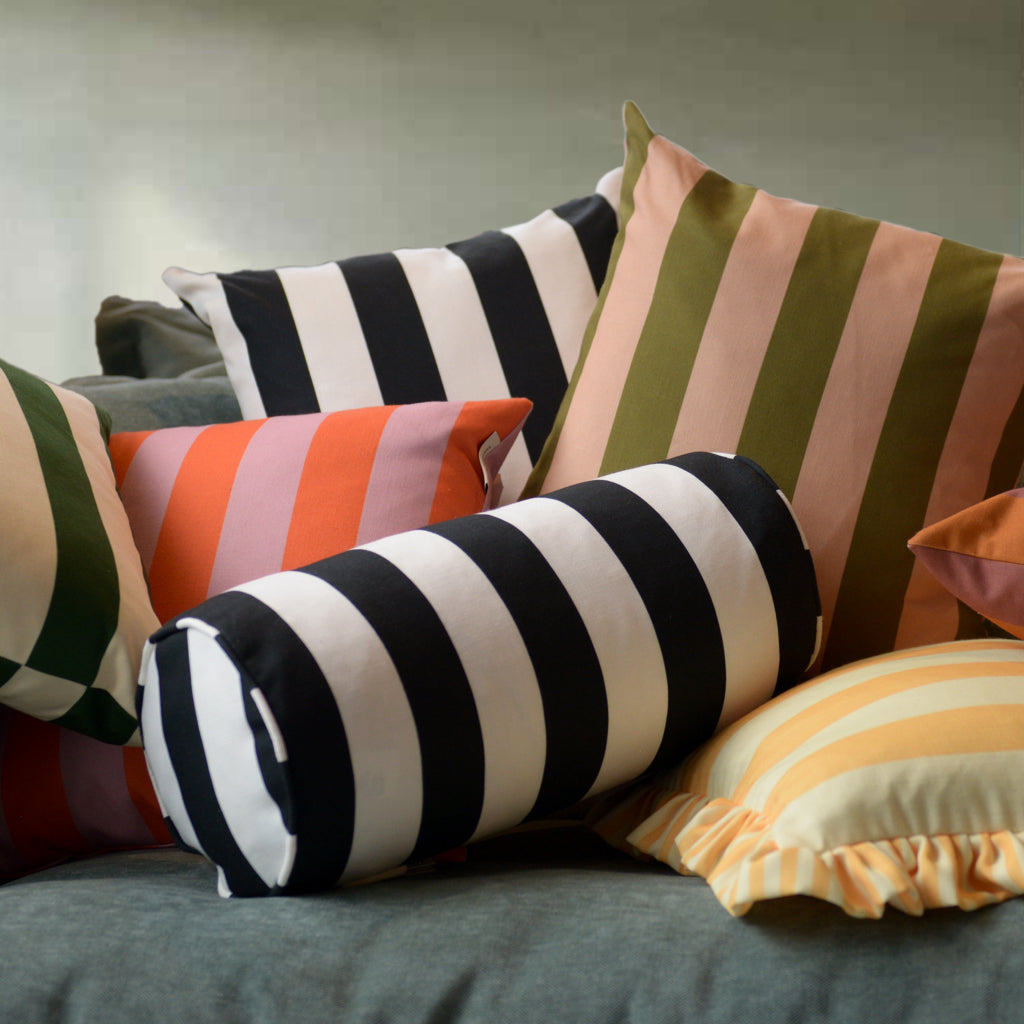 Colours Of Arley Bolster Cushion - Meteorite & Plain