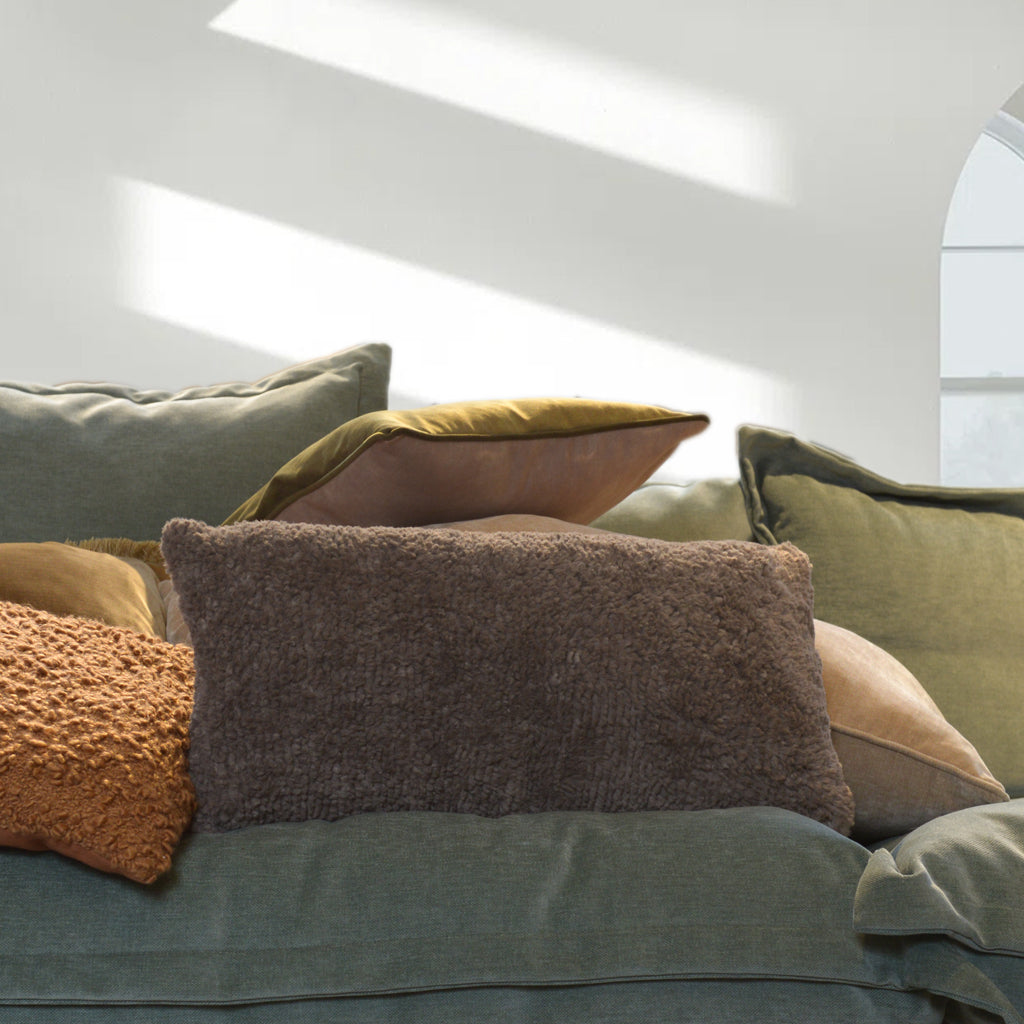 Dark Grey Bolster Cushion