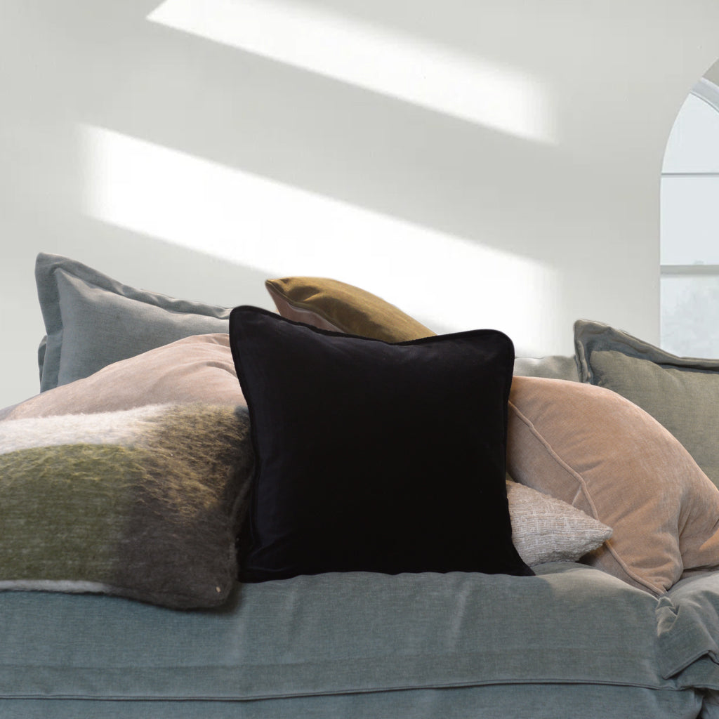 Black Velvet Cushion