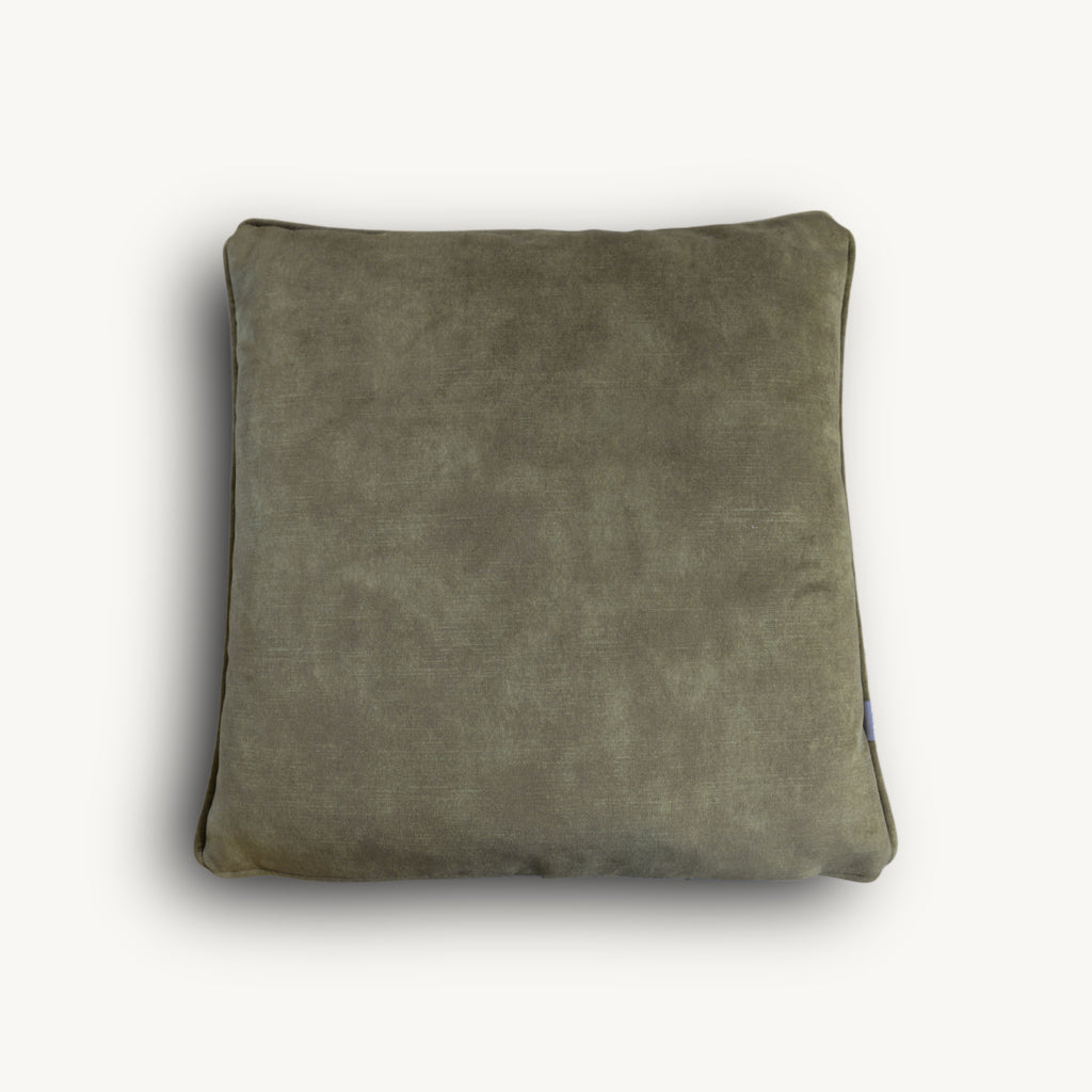 Olive Camel Cushion