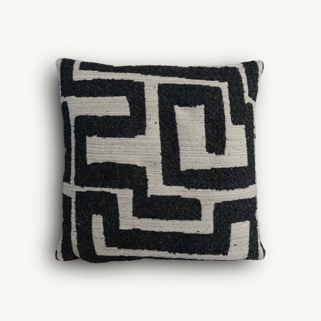 Boucle Geometric Cushion